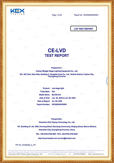 Certificate Of Honor
