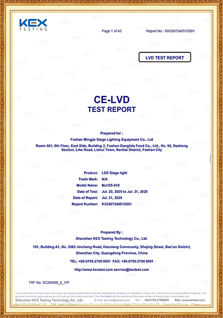 Certificate Of Honor