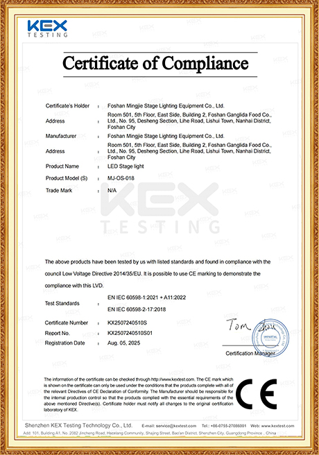 Certificate Of Honor