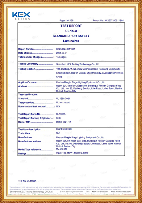 Certificate Of Honor