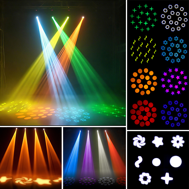 120W LED Beam Moving Head Light 18Prism Luces Dj DMX512 Cabeza Movil Stage Party Disco Lights