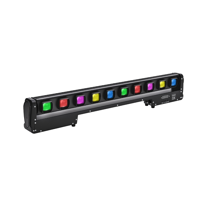 Professional DJ Disco Party Night Club Dance Floor Bar Equipment 10x15W RGBW LED Strip Beam Moving Head Light Stage Lighting