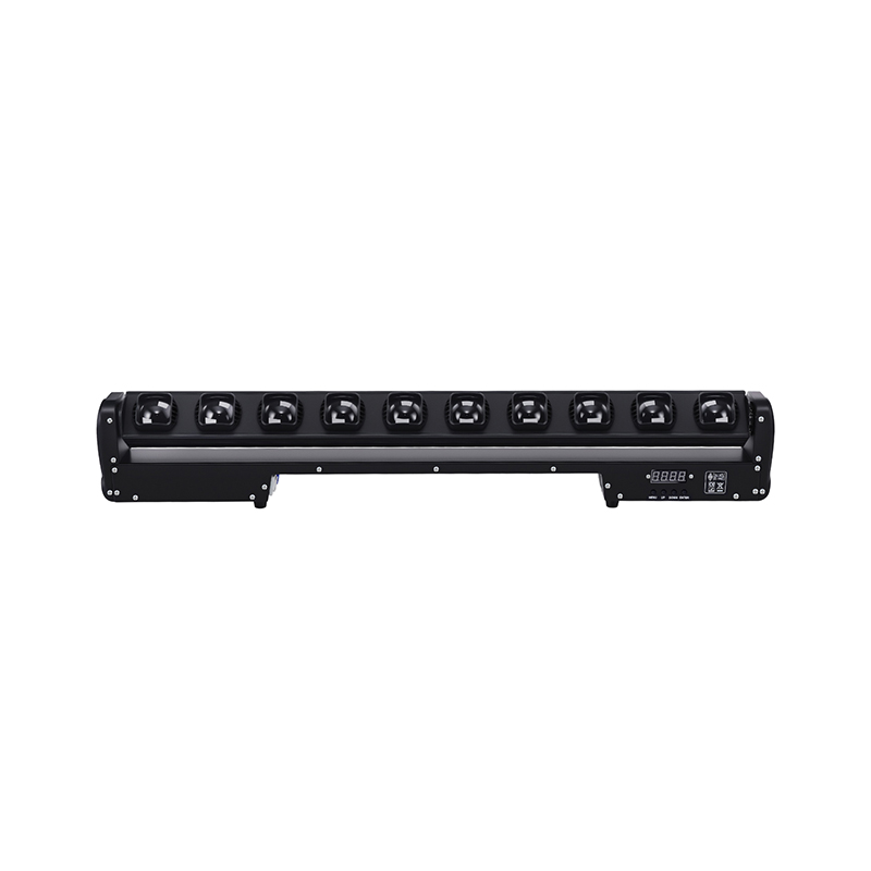 Professional DJ Disco Party Night Club Dance Floor Bar Equipment 10x15W RGBW LED Strip Beam Moving Head Light Stage Lighting
