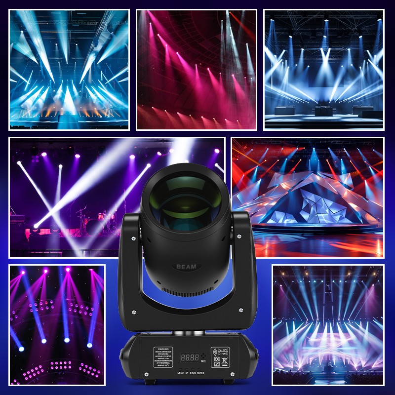 Moving Head 160w DJ Rotating Prisms 11Color Wheel 14 Gobo Wheel LED Moving Head Stage Light Effect Wash Disco Dj Party Lights