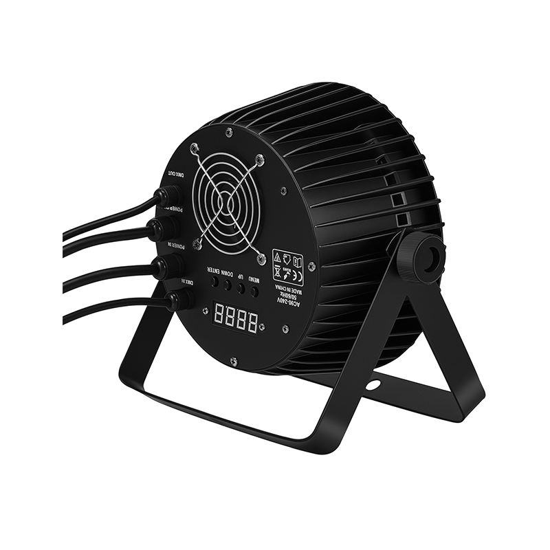 18x10W Full Color LED Flat PAR Light RGBW 4IN1 DMX512 LED Wash Effect Stage Lights for KTV Disco DJ Party Club Bar Event Show