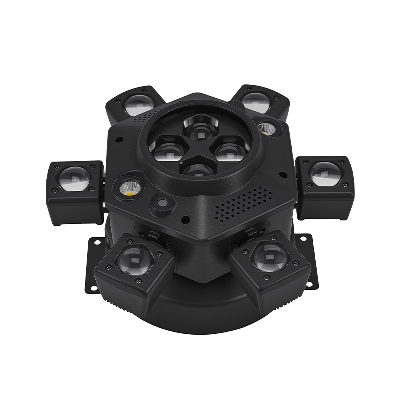 120W LED Bee Eye Moving Head Light RGBW Strobe Beam White Yellow Flash Effect Remote Control DJ Lighting for Night Laser Lights