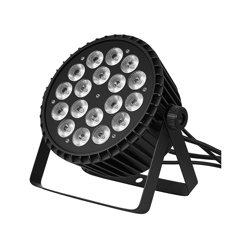18x10W Full Color LED Flat PAR Light RGBW 4IN1 DMX512 LED Wash Effect Stage Lights for KTV Disco DJ Party Club Bar Event Show