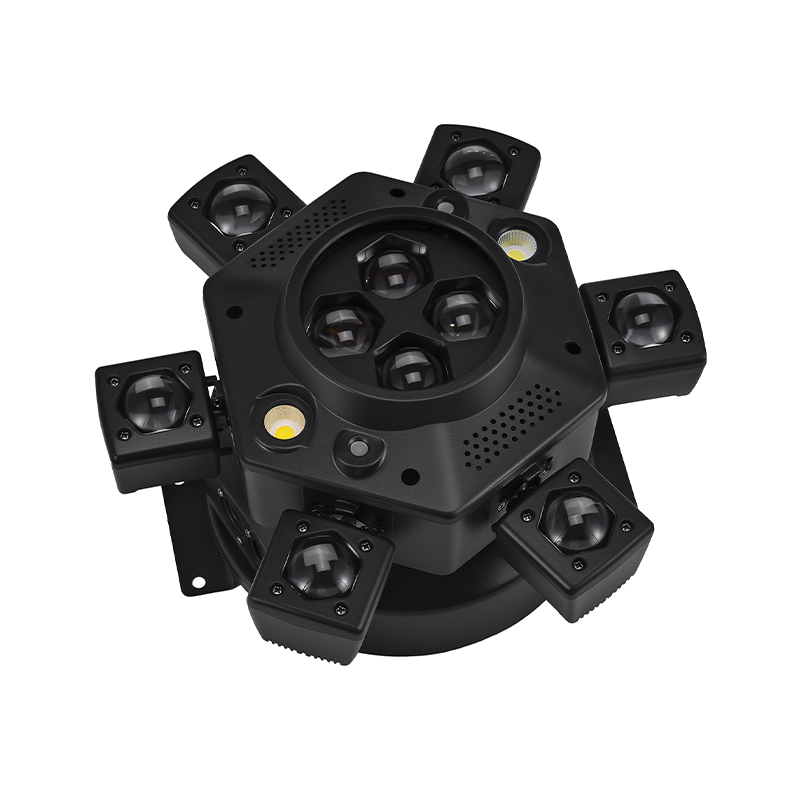 Can the flicker speed and brightness of effect lights be infinitely adjustable to match different rhythms and emotional atmospheres?