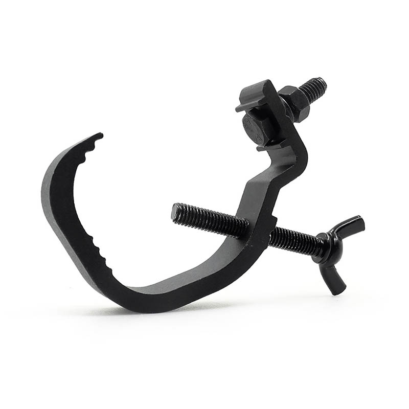 Adjustable Aluminum Stage Light Hooks-Durable & Portable Par/Beam Light Hooks Single Clasp Indoor/Outdoor Use 1-Year Warranty