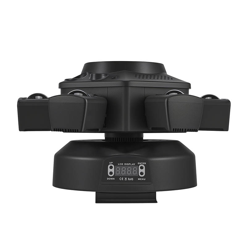 120W LED Bee Eye Moving Head Light RGBW Strobe Beam White Yellow Flash Effect Remote Control DJ Lighting for Night Laser Lights