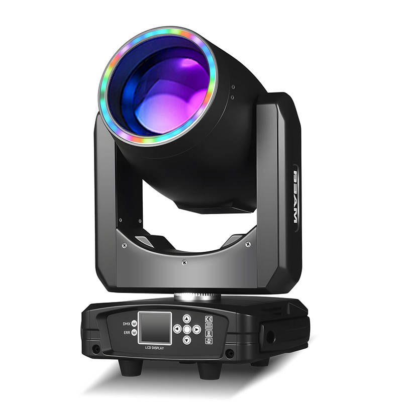 300W Beam 230 Moving Head COB LED Light RGBW Color with DMX512/FB4 Control IP54 Stage Effect for Nightclubs Parties DJ Discos