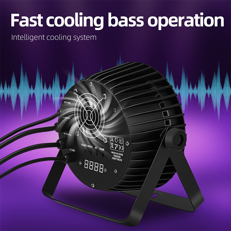 How can the electromagnetic interference resistance of LED par lights be optimized through design in complex stage environments?