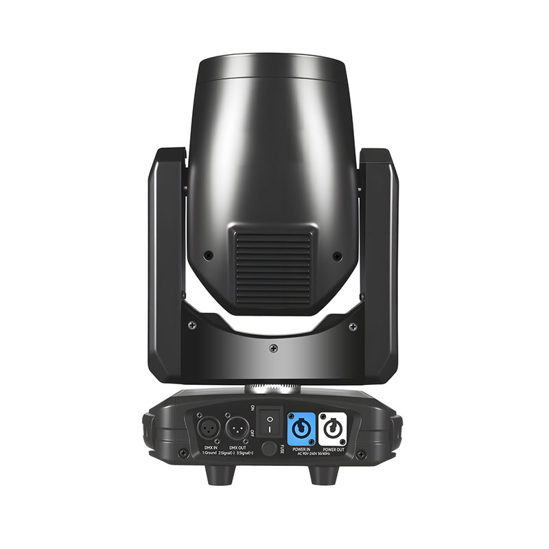 MINGJIE 300W Moving Head Stage Lights, 48-Facet Prism Stage Lighting with 15 Gobos & 15 Colors, DMX512 Sound Activated LED Beam Spot for Wedding, Bar, Party, KTV, Stage Show